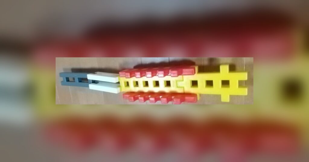 ニューブロックで作った剣⑦
