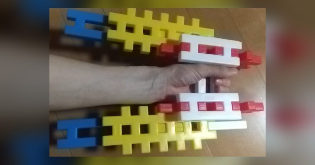 ニューブロックで作った弓①