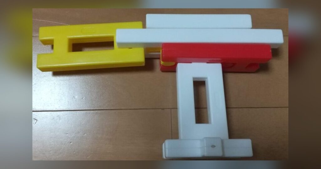 ニューブロックで作った鉄砲⑥