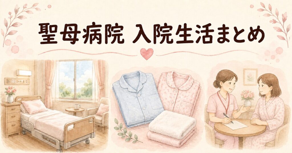 聖母病院の入院生活まとめ